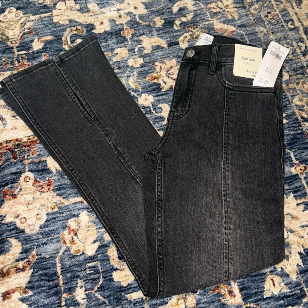 Abercrombie kids Abercrombie & fitch girls/youth/kids girls high rise flare jean